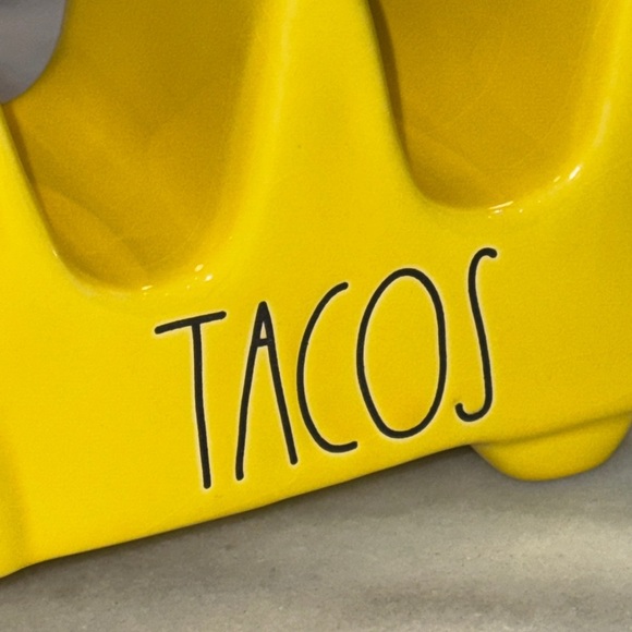 Rae Dunn Yellow Taco Truck holder Ceramic Artisan Collection by Magenta - Picture 6 of 7